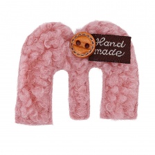 Аппликация 3D "Фонтанчик", цвет розовый, размер 50х40 мм