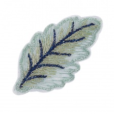 Листочки декоративные, размер 60х30 мм, цвет мятный,