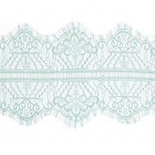 Кружево "Французское", ширина 145 мм, цвет фисташковый, длина 3 метра