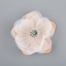 Цветочки декоративные, цвет шампань, размер 45 мм, 