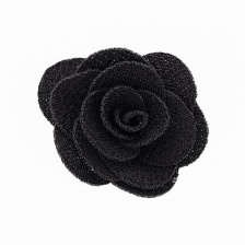 Цветочки декоративные, цвет черный, размер 40 мм,