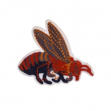 Термоаппликация "Жук", размер 54х45 мм