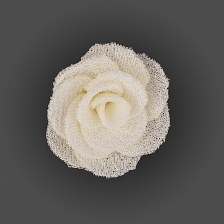 Цветочки декоративные, цвет шампань, размер 28 мм, 