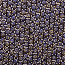 Бусины под жемчуг прибивные с золотым напылением, размер 8 мм, цвет темно-синий, вес 500 г 