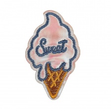 Термоаппликация "Мороженое", размер 37х50 мм 