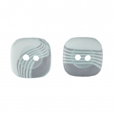 Пуговица пластиковая на два прокола, размер 20L, цвет №6 (мятный)