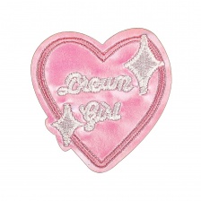 Термоаппликация "Сердечко", размер 50х52 мм