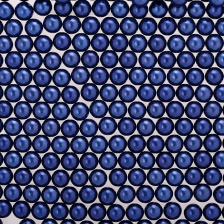 Бусины под жемчуг прибивные, размер 6 мм, цвет электрик, вес 500 г