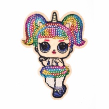 Термоаппликация текстильная, синтетическая, размер 75х100 мм