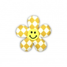 Аппликация 3D "Цветочек", цвет желтый, диаметр 60 мм