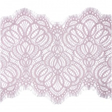 Кружево "Французское", ширина 250мм, цвет грязно-розовый, длина 3 метра