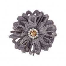 Цветочки декоративные, цвет серый, размер 40 мм, размер 40 мм, 