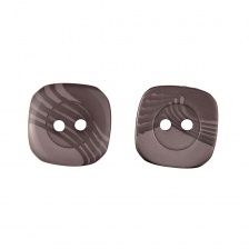 Пуговица пластиковая на два прокола, размер 20L, цвет №5 (темно-серый)