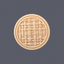 Пуговица пластиковая на ножке, размер 40L, цвет грязно-розовый