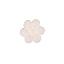 Аппликация 3D "Цветочек", диаметр 15 мм, цвет шампань