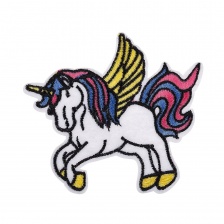 Термоаппликация "Единорог", размер 78х73 мм
