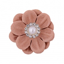 Цветочки декоративные, цвет бежевый, размер 25 мм, 