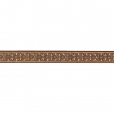 Жаккардовая лента, ширина 20 мм, намотка 10 м, цвет кофейный