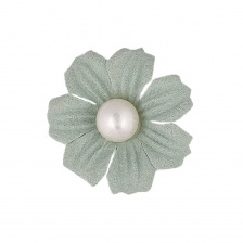 Цветочки декоративные, цвет ментоловый, размер 35 мм, 