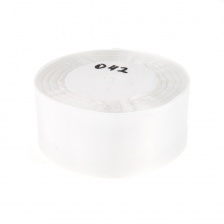 Декоративная лента атласная, ширина 38 мм, намотка 25 ярдов, цвет молочный (№042)