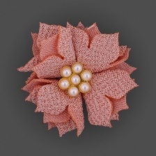 Цветочки декоративные, цвет грязно-розовый, размер 35 мм,