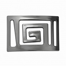 Пряжка пластиковая, внутренний размер 45 мм, цвет темный никель