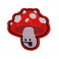 Термоаппликация "Грибочек", размер 53х53 мм