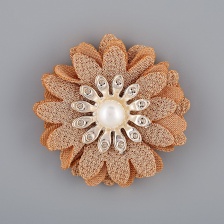 Цветочки декоративные, цвет капучино, диаметр 45 мм, 