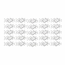 Аппликации из стеклянных страз 