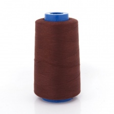Нитки полиэстер 40/2, цвет №492 (темно-коричневый), 5000Y
