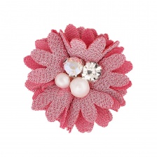 Цветочки декоративные, цвет грязно-розовый, размер 40 мм, 