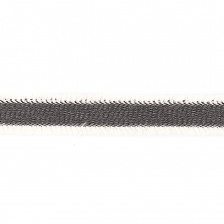 Декоративная тесьма букле с бахромой, цвет черный, ширина 30 мм, намотка 45 ярдов