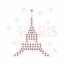 Термоаппликация из страз, размер 240х210 мм