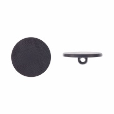 Пуговица пластиковая на ножке, 48L, черная