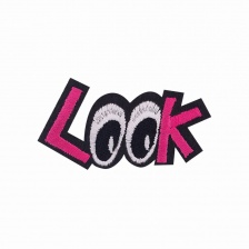 Термоаппликация "LOOK", размер 55х30 мм