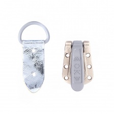 Крючки шубные, цвет серый