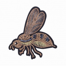 Аппликации  с элементами из бисера, размер 7х8 см