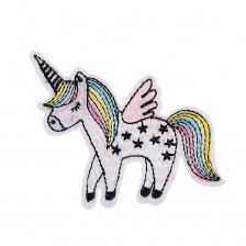 Термоаппликация "Единорог", размер 70х57 мм