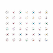 Термоаппликация со стразами и пластиковыми пластинами 