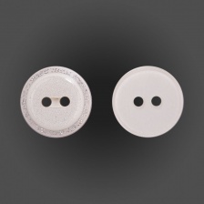 Пуговица пластиковая на два прокола, 20L, цвет молоко