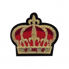 Термоаппликация текстильная, синтетическая, размер 46х42 мм