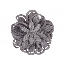 Цветочки декоративные, цвет серый, размер 40 мм, 