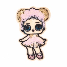 Термоаппликация текстильная, синтетическая, размер 50х80 мм