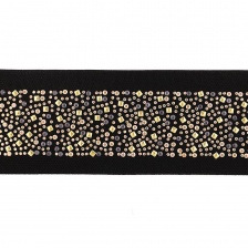 Резинка декоративная, ширина 60 мм, цвет черный, намотка 50 метров