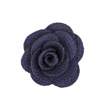 Цветочки декоративные, цвет темно-синий, размер 40 мм, 