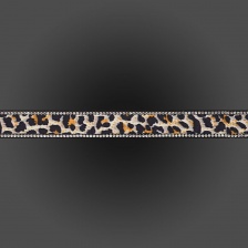 Лента декоративная со стразами на термоклеевой основе, ширина 20 мм, намотка 20 Y