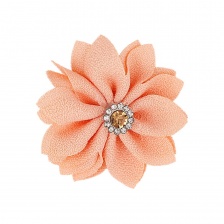 Цветочки декоративные, цвет персиковый, размер 45 мм, 