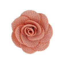 Цветочки декоративные, цвет персиковый, размер 40 мм, 