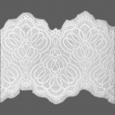 Кружево "Французское", ширина 250мм, цвет шампань, длина 3 метра