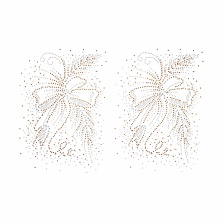 Апликация из стеклянных страз 